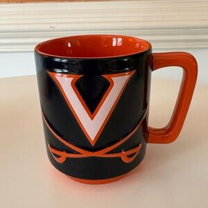 Virginia Cavaliers UVA Sabre Orange and Blue Mug